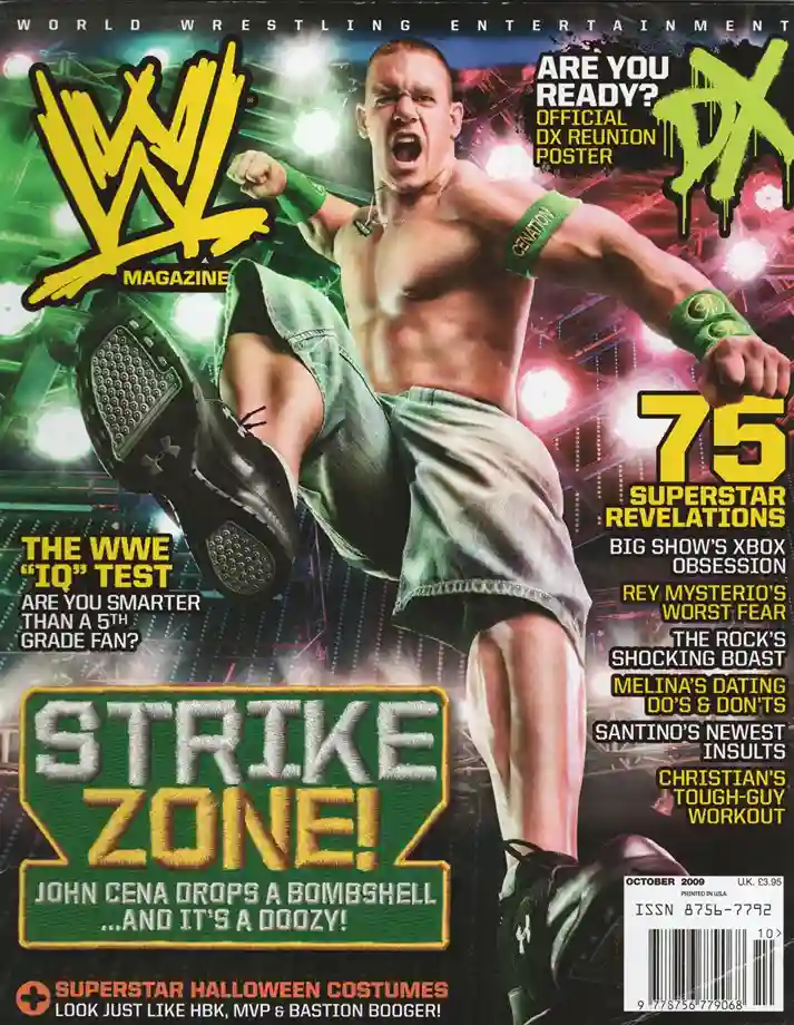WWE Magazine — capa de revista